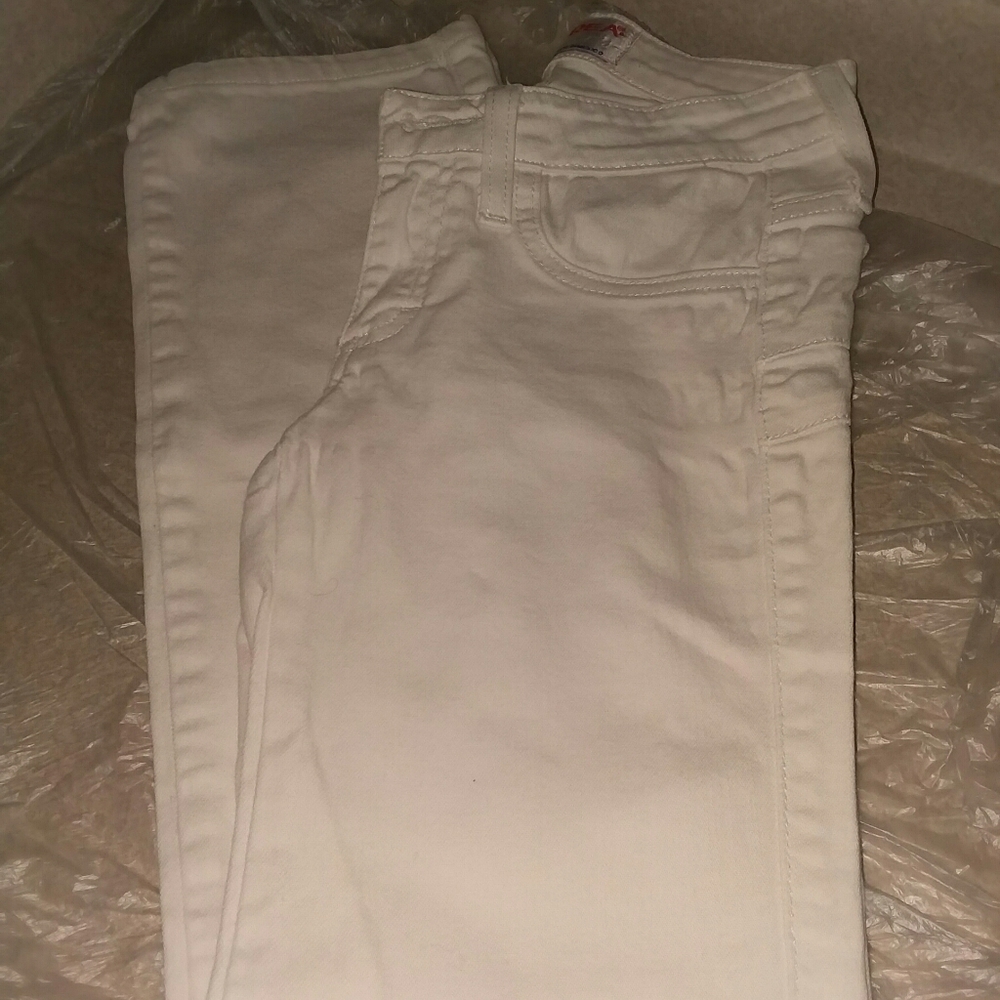 Gap Modern Boot White Jeans Size 00R